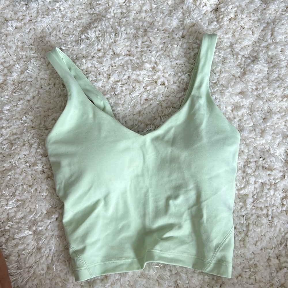 Lululemon light green align tank 2